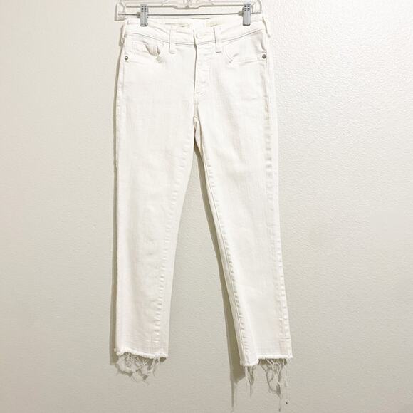 Anthropologie Pilcro white high rise flare jeans size 25 - Picture 4 of 9